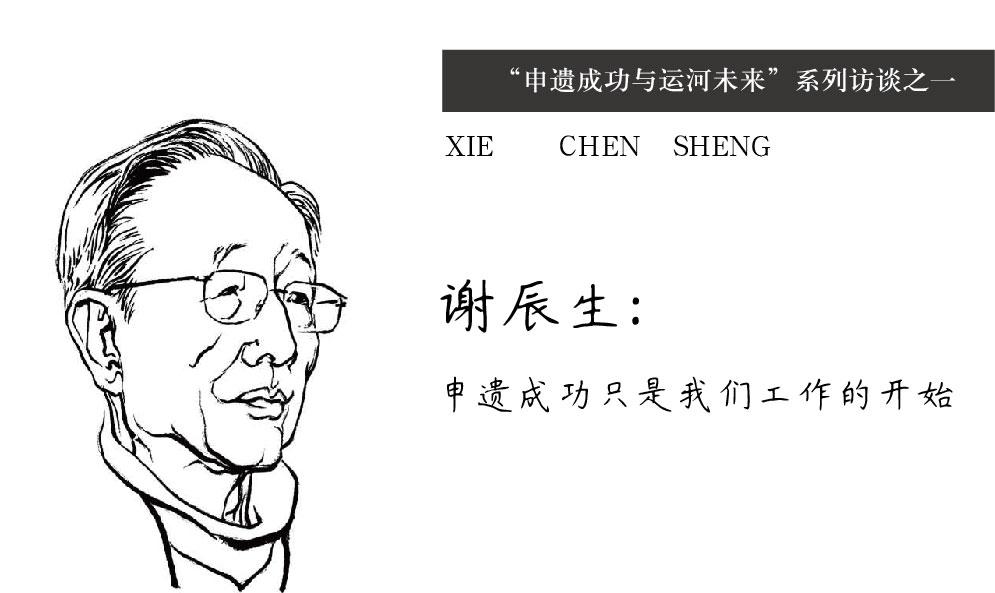 “申遗成功与运河未来”系列访谈之一 谢辰生：申遗成功只是我们工作的开始