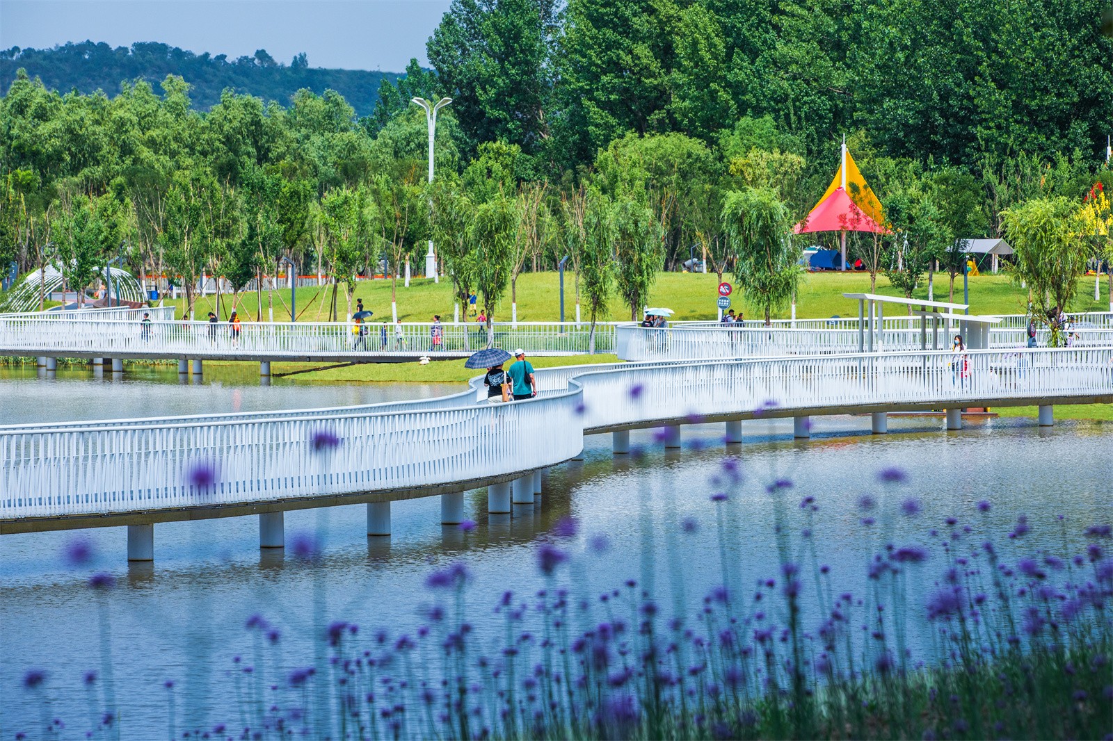 西安樊川公园二期景观设计 | 中电建西北院+赤地设计
