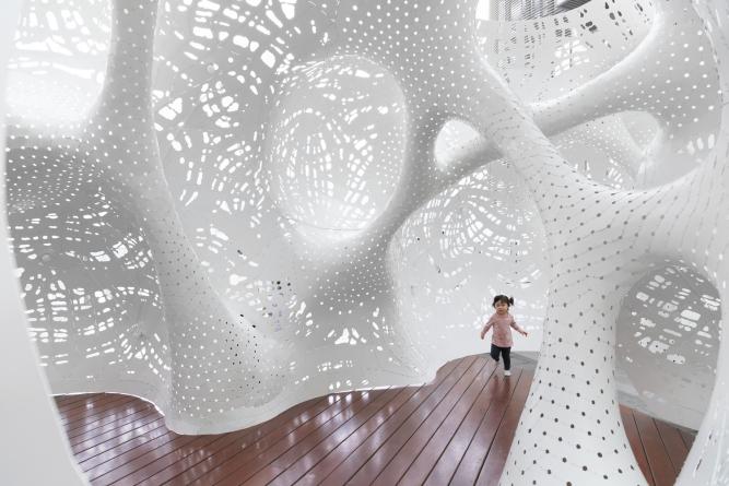 苏州金湖双年展的布尔算子装置设计 | MARC FORNES/THEVERYMANY