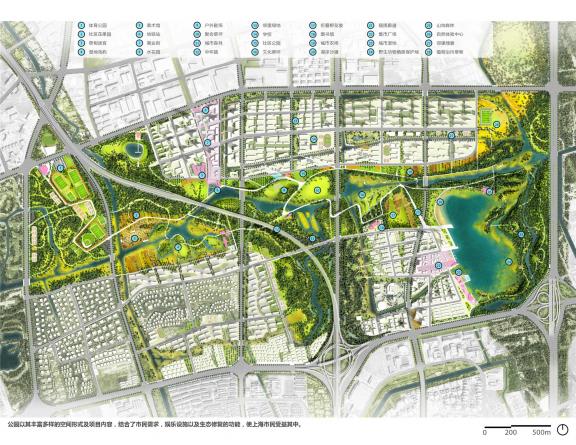 上海张家浜楔形绿地城市设计及景观概念规划 | Sasaki