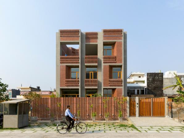 印度动感砖砌住宅建筑设计 | Vir.Mueller Architects