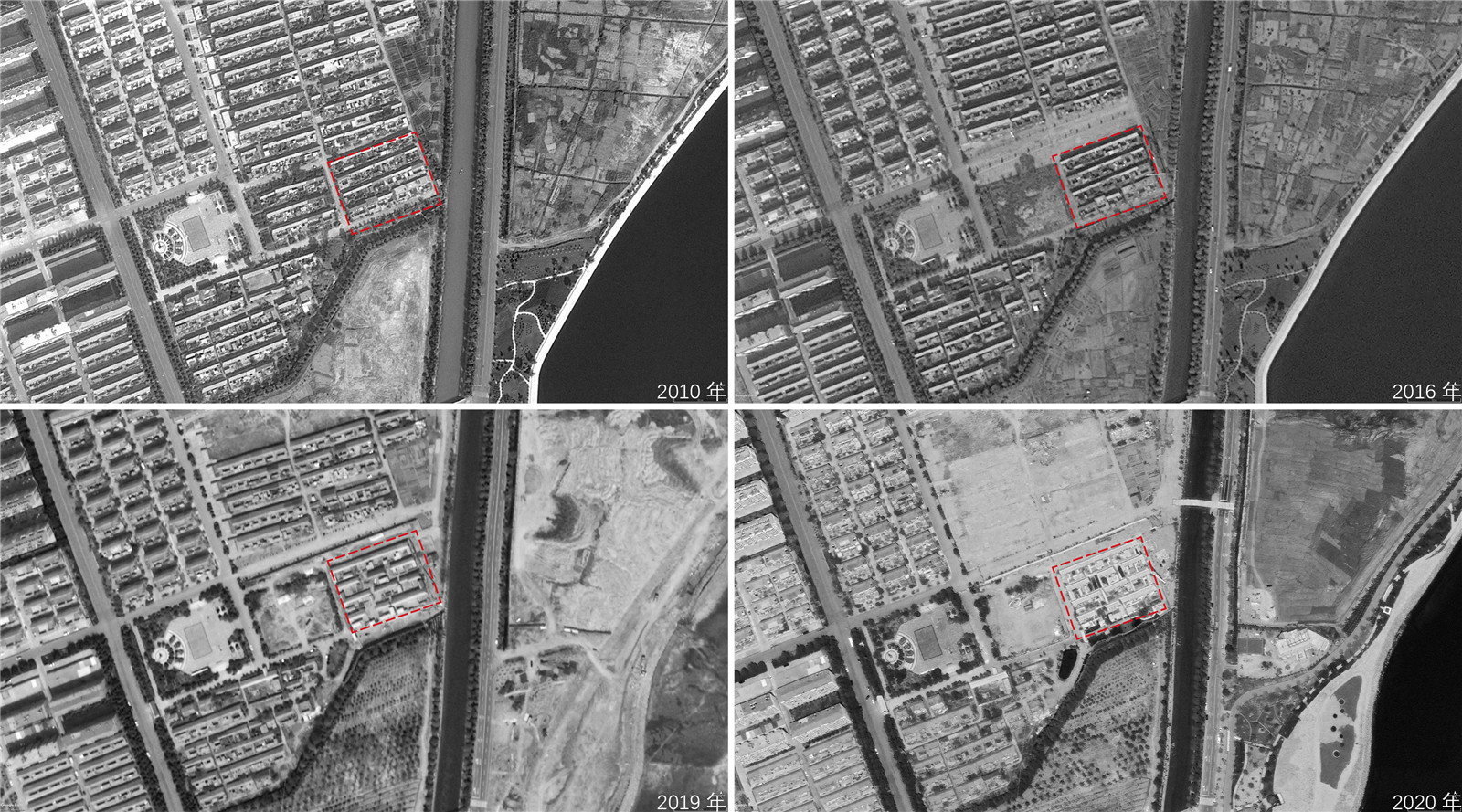 10 years of changes in the texture of Fanjia Village  ©Google Earth+ Coen Drawing.jpg