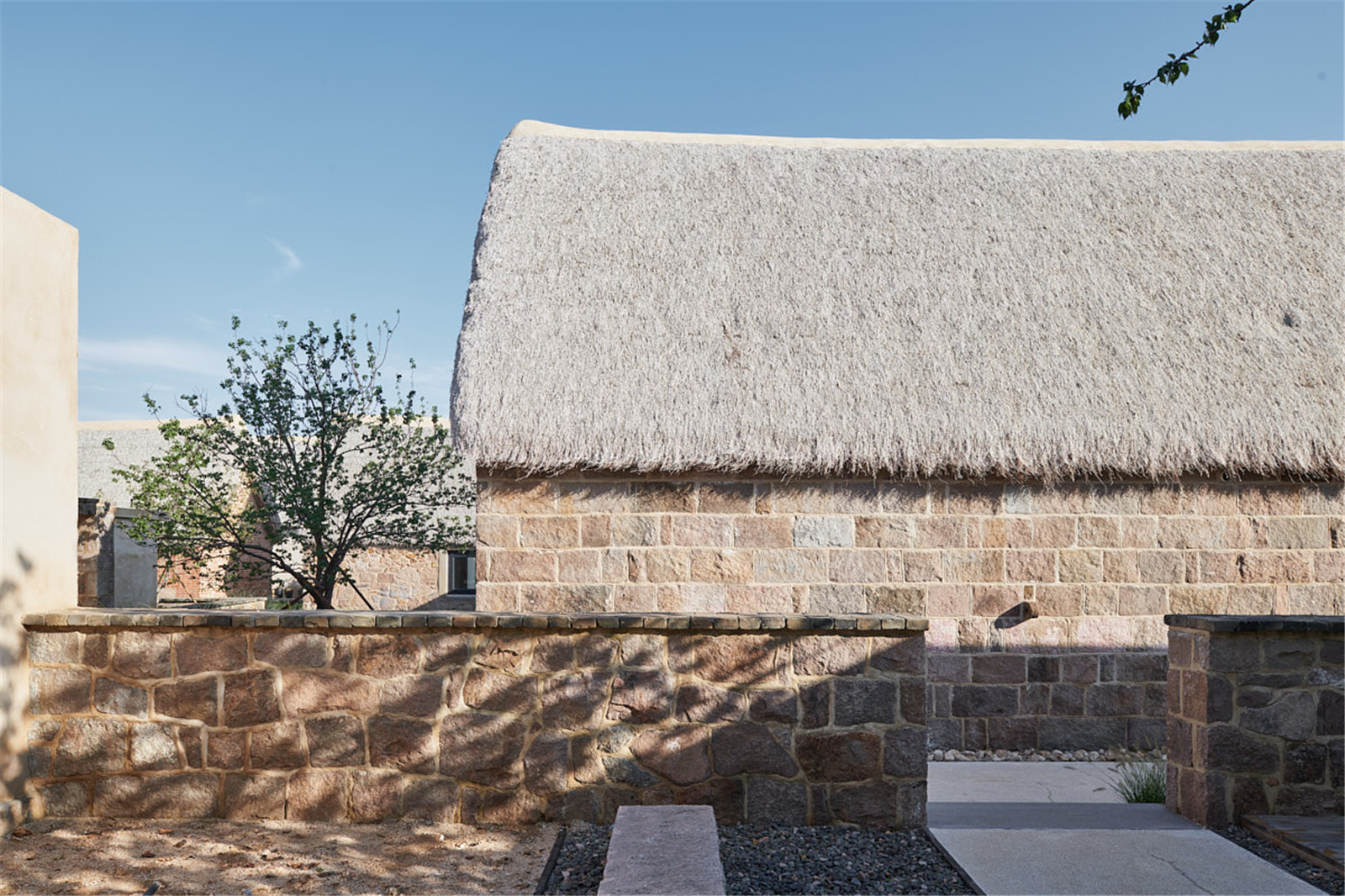 New masonry wall and preserved old wall.jpg